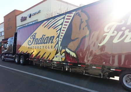 A logo of victory motorcycles and indian motorcycle.